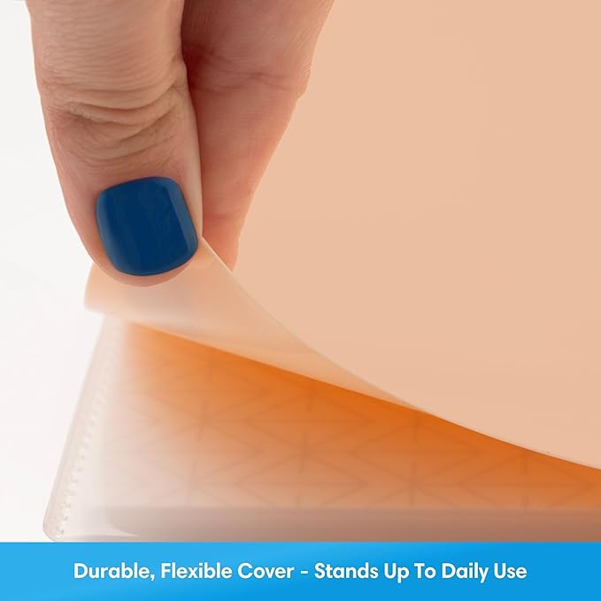 Blue Sky 2027 Weekly and Monthly Planner Calendar, Includes January 2027 - December 2027, 8.5" x 11", Flexible Cover, Wirebound, Laminated Tabs, Storage Pocket, Enterprise Blush Pink