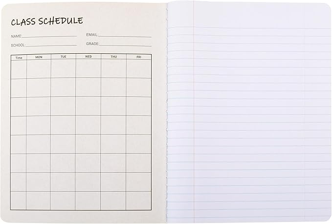 C-Line Composition Notebook, College Ruled, 1 Notebook, Black Marble (22022)