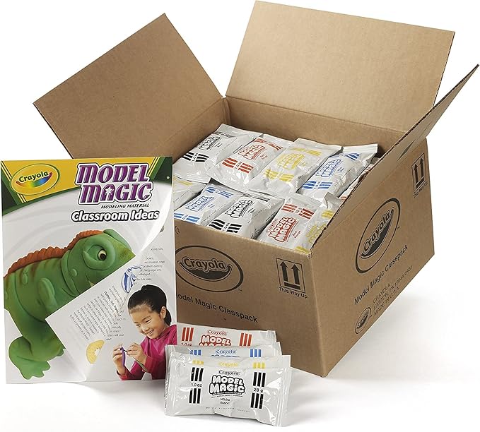 Crayola Model Magic (75ct), Kids Modeling Clay Alternative, 1oz Packs, Teacher Appreciation School Supplies & Classroom Essentials, Air Dry Clay, Ages 3+