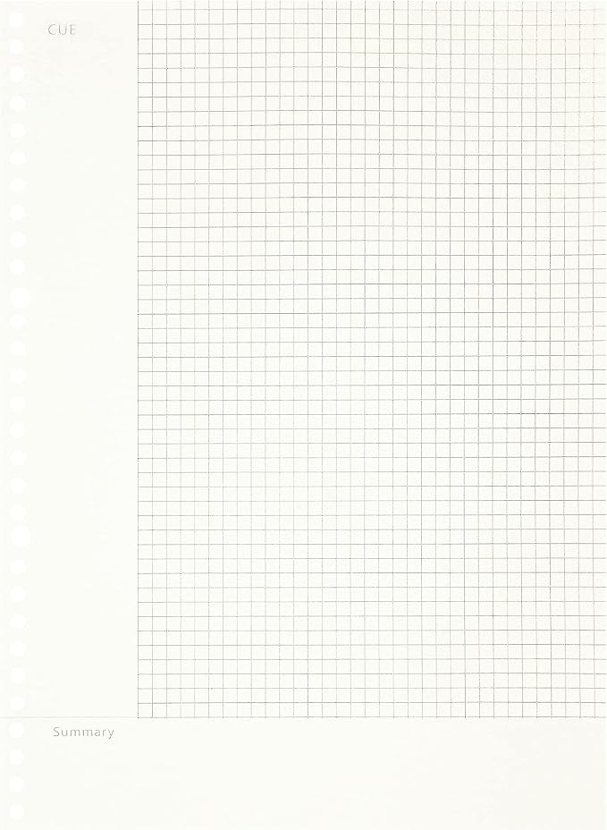 Zelten 2 Pack A4 120 Sheets/240 Pages Connell Loose Leaf Punched Paper Refills Paper for 30 Hole Binder Personal Organizer Diary Notebook Refillable Planner