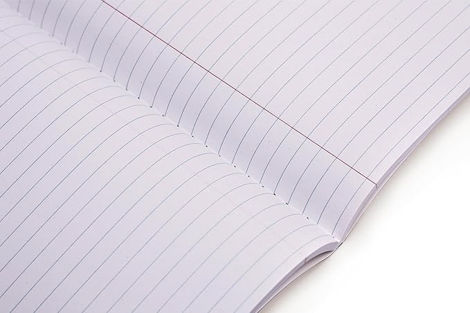 Composition Notebook, Wide-Ruled Paper, Resists Ink Bleed-Through, 100 Sheets, Size 9.75” x 7.5”. Solid Colors, 4-pack
