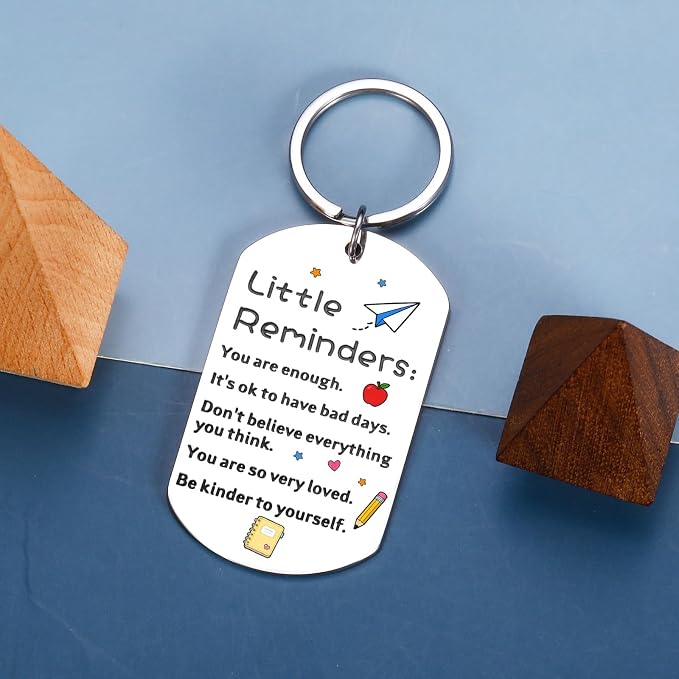 School Supplies for Kids First Day of School Gifts Back to Schools Supplies for Teen Girls Boys off to College Gifts for Him Her College Dorm Room Essentials for Guys White Elephant Keychain Christmas