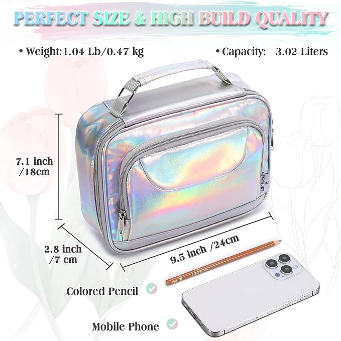 Large Pen Pencil Case,VONXURY High Capacity Art Colored Pencil Pouch Portable Stationery Organizer With 2 Detachable Layers 54 Slots Multiple Zipper Pockets for School Office College