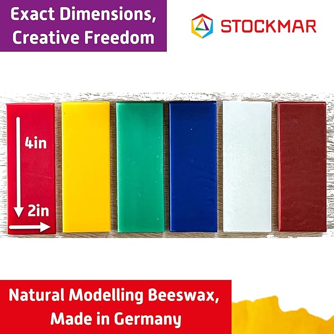 Stockmar Modelling Beeswax - 6 Colors - 100x40 mm