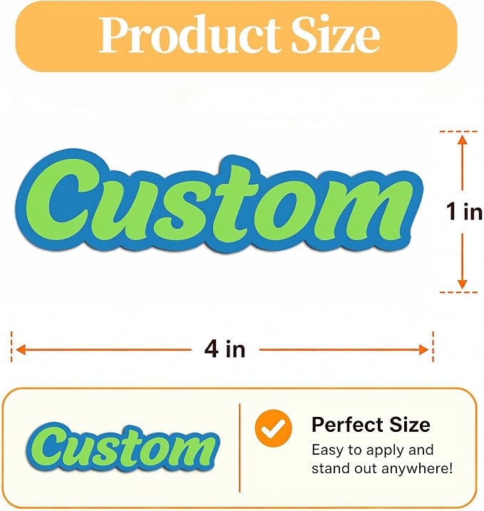Custom Name Stickers, Personalized Waterproof Stickers, 8 Names Included | Customized Name Stickers, Waterproof and Dishwasher Safe Vinyl Lettering Labels for Tumblers, Laptops, School Items and More