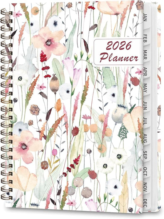 2026 Planner, Weekly and Monthly Calendar Academic Planner, Jan 2026 - Dec 2026, Planning Agenda Book for Desk Accessories and School Supplies - A5 (6.3'' x 8.5'')