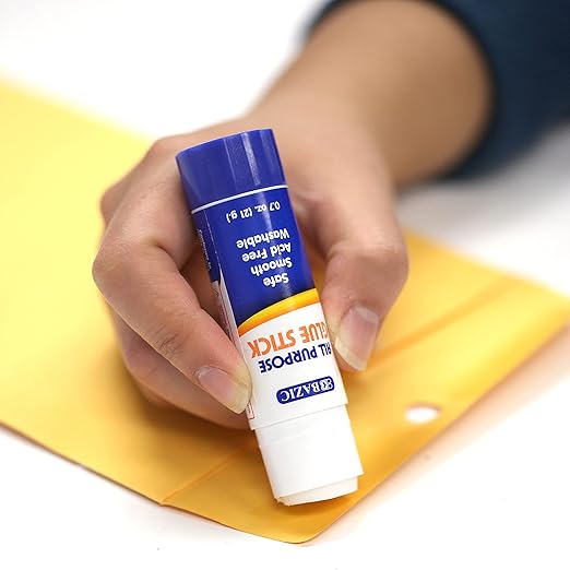 BAZIC Products Premium Jumbo Glue Stick 36g/1.27 Oz, Multi-Purpose Acid Free, Glue Sticks, for Photos Paper Kids Art Craft at School Home Office, 2-Pack