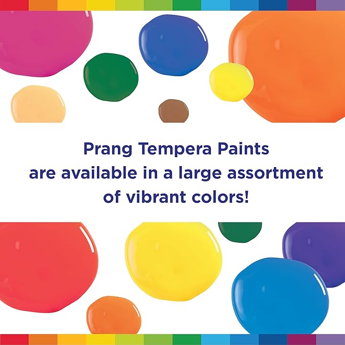 Prang Ready-to-Use Tempera Paint, Orange, 16 Oz., 1 Count
