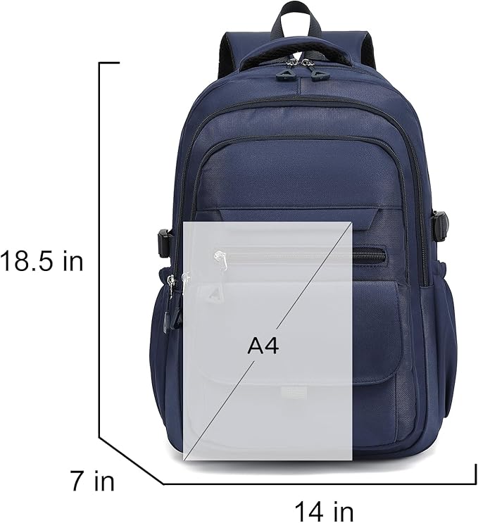 Phaoullzon Large 30L Backpack for Men, College Laptop Backpacks for Women Business/Work/Travel Daypack
