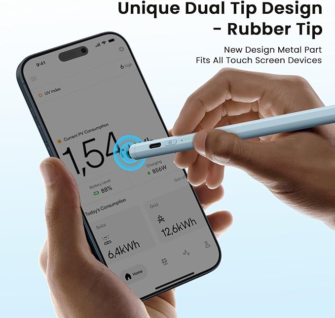 Hastraith Stylus Pen for iPad(2026-2018),13 mins Fast Charge Pencil with Tilt Sensitivity and Palm Rejection for iPad A16/10/9/8/7/6,Air 13"/11"/M3/M2/5/4/3,Pro 11"/13"/12.9"/M4/M2/M1,Mini 7/6/5,Blue
