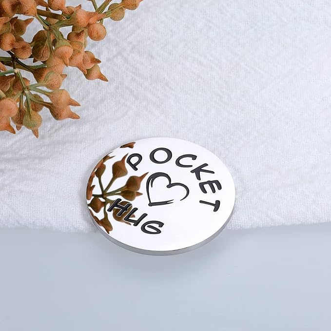 College Essentials for Guys Teens, Back to School Gifts for Boys Girls, Back to School Supplies, Motivational Gifts for Son Daughter, Pocket Hug Token Gift for 20 Year Old Male Christmas