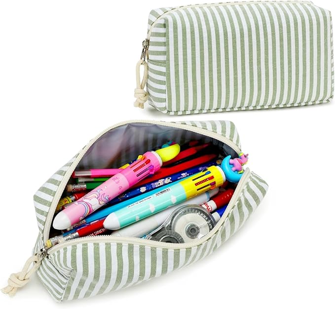 LEDAOU Cute Pencil Case for Kids Girls Boys Pencil Pouch kawaii Pen Pencil Box Bag Holder for School Students