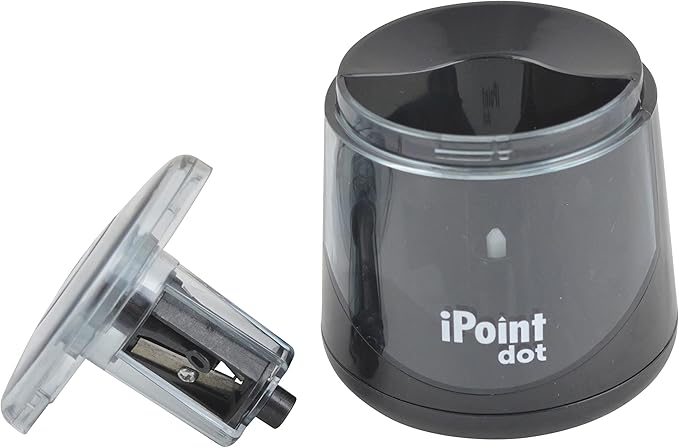 Westcott iPoint Dot Battery Pencil Sharpener, Battery Powered, 17553