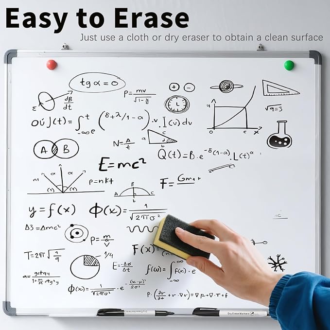 Duchong 144 Count Dry Erase Markers Bulk, Fine Tip Whiteboard Markers for Kids Teachers, Dry Erase Pens Bulk Pack for Classroom Home, Back to School Supplies