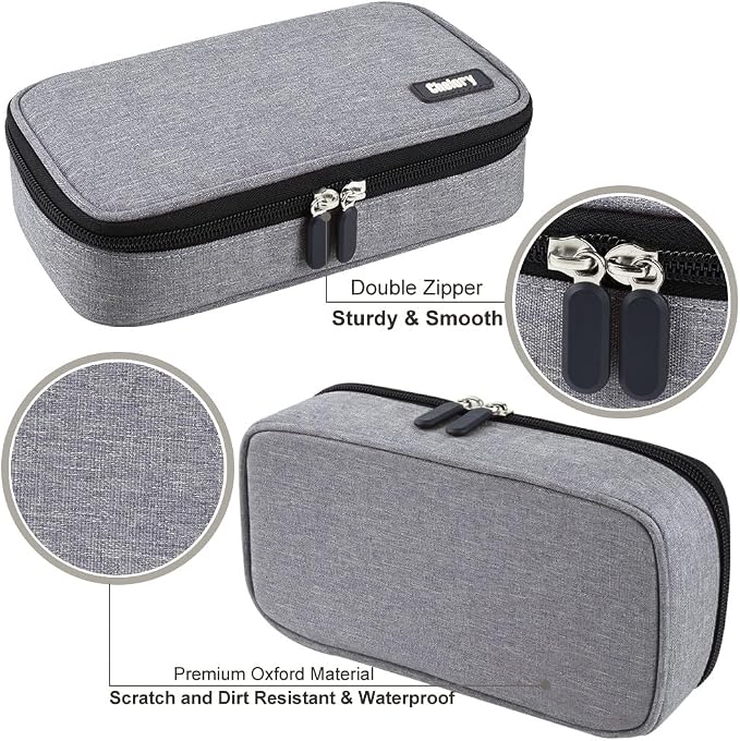 Chelory Big Capacity Pencil Case Large Pencil Bag Pouch Pen Case Pencil Marker Holder Stationery Storage Makeup Bag for Office Supplies Adults