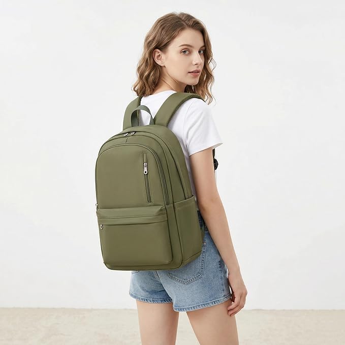 BAGOK Lightweight Nylon Backpack for Women & Men – Foldable, Large Capacity, Ideal for School, Travel & Work