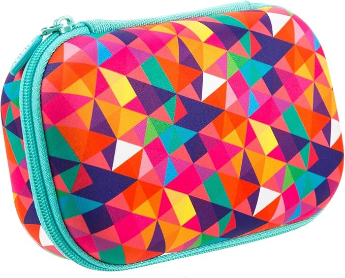ZIPIT Colorful Pencil Case for Girls, Cute Pencil Box for School, Large Capacity Stationery Organizer Box