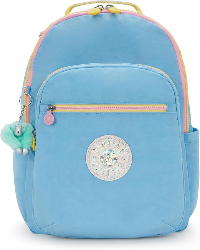 Kipling Women's Seoul 15" Laptop Backpack, Durable, Roomy with Padded Shoulder Straps, Built-In Protective Sleeve