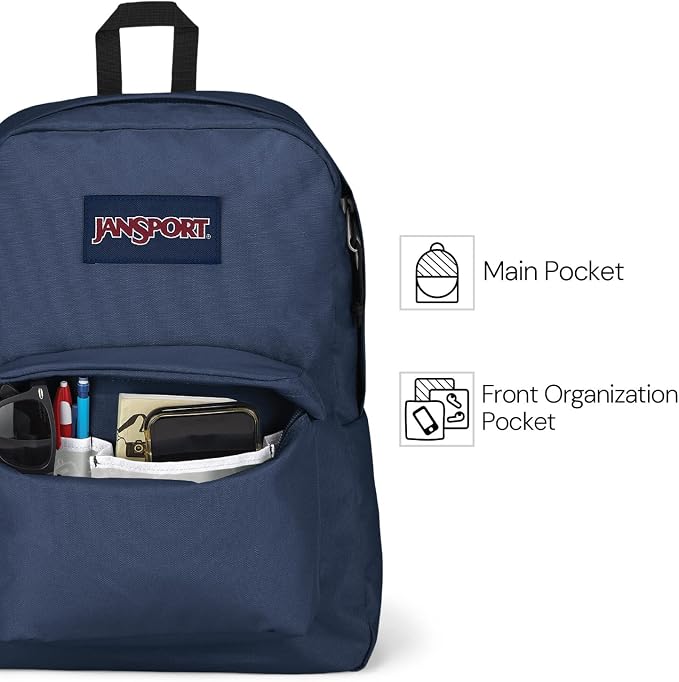 JanSport SuperBreak One Backpacks - Durable, Lightweight Bag with 1 Main Compartment, Front Utility Pocket with Built-in Organizer - Premium Backpack, Diy Color Me