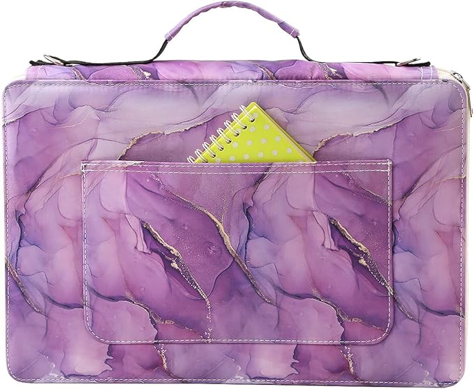 Portable Colored 384Individual Slots Pencil case Organizer with Printing Pattern for Watercolor Pens or Markers, Pencil Case Organizer for Artist