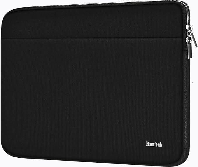 Laptop Sleeve 13.3 inch, Protective Laptop Cover Tablet Carrying Bag Compatible for 13-14 inch MacBook Air/MacBook Pro, Notebook, Chromebook Computer with Accessory Pocket, Black