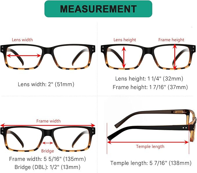 Eyekepper 2 Pairs Blue Light Blocking Reading Glasses for Men Women - UV Protection Spring Hinge Computer Readers