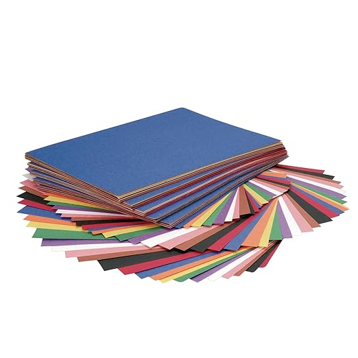 Colorations 9" x 12" Mediumweight Construction Paper Assorted Colors - 300 Sheets, Bulk Pack Art Paper, Arts and Crafts, School Supplies, Drawing, Coloring, Painting, 3D Art Paper