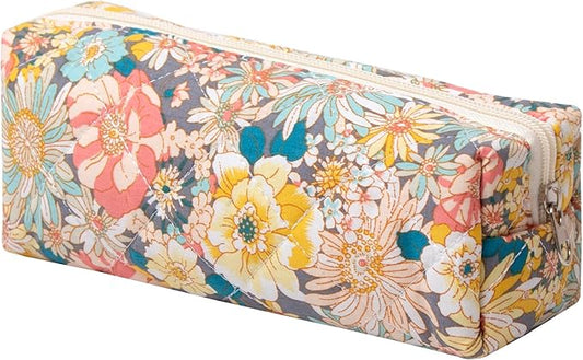 Pencil Case Pen Case Office College School Storage Bag Pouch Holder Box Organizer Makeup Pouch Cosmetic Bag Aesthetic Cute Pencil Case for Girls Boys Kids (H)