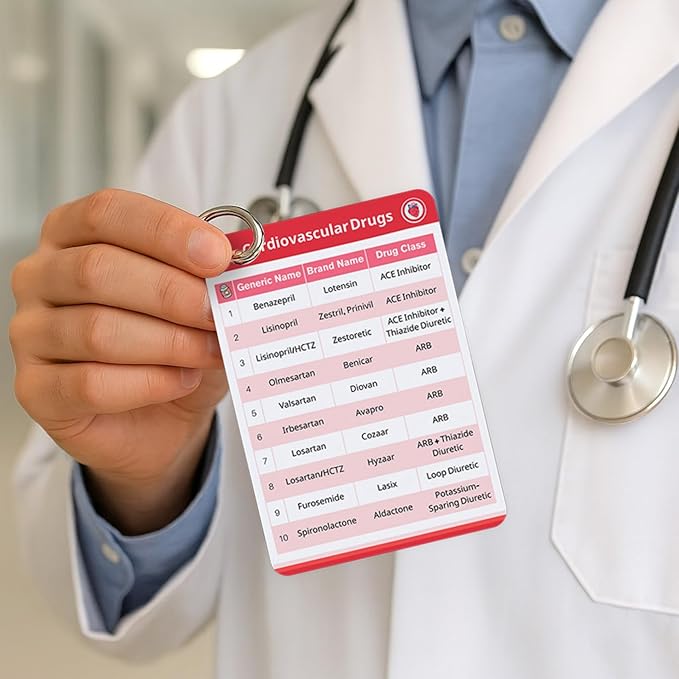 Top 300 Drugs Quick Reference Flash Cards 2025 - Expanded Pharmacology Guide for Nursing Students, Pharmacy & Nurses - Color-Coded Drug Cards