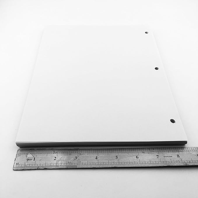 Loose Leaf Paper,(8.5" x 11") - 3-Hole Punched Letter, Filler Paper,Multi-Use Print & Copy White Paper Brightness (100)