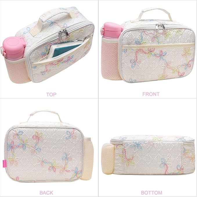 RHCPFOVR Kids Lunch Bag - Insulated Lunch Box for Boys Girls,Washable Lunch Bag and Reusable Toddler Leak-proof Lunchbox for School and Daycare