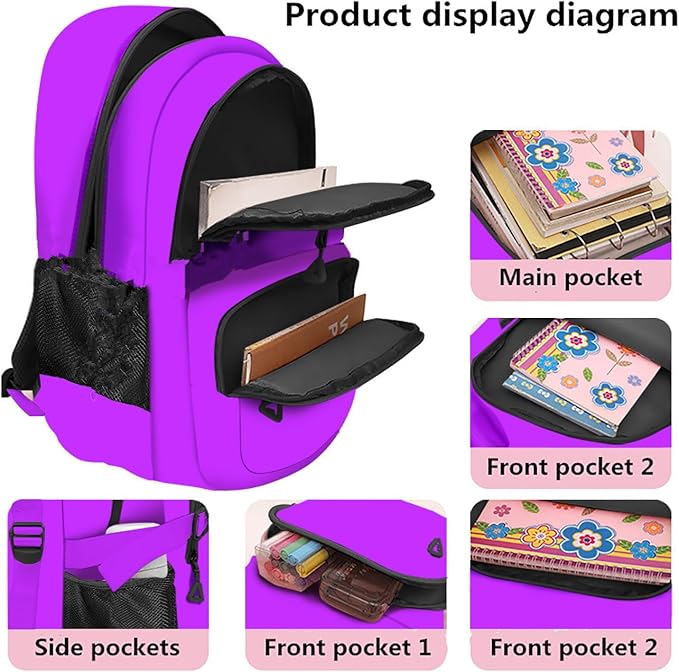 Casual Lightweight Backpacks for Boys & Girls, School Bookbags, 15 "Laptop Backpack, Travel Bag (212ud)