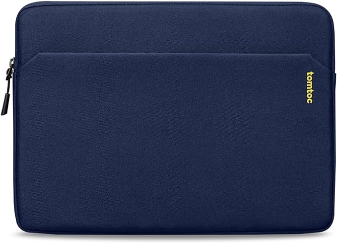 tomtoc Slim Laptop Sleeve Case for 13-inch 2026 New MacBook Air M5/A3449 M4/A3420 M3/A3113 M2/M1, Fits MacBook Neo A18 Pro, Water-Resistant Protective Carrying Case with Accessories Pocket