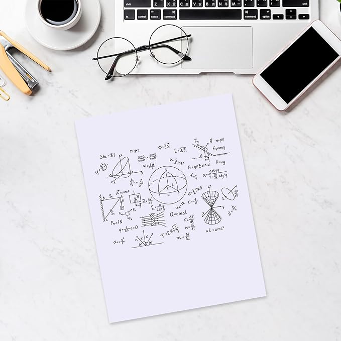 zmybcpack 6 Pack Blank White Memo Pads 8.5X11 Inch Unlined Note Pad Scratch Pads for Office, School, and Home Use (Each Pad 50 Sheets)