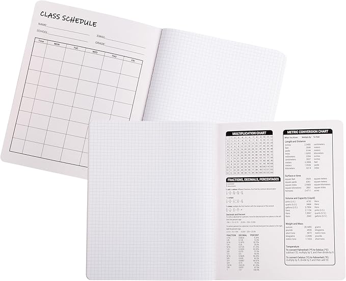C-Line Composition Notebook, 5 x 5, Graph Ruled, Black Marble (22301)