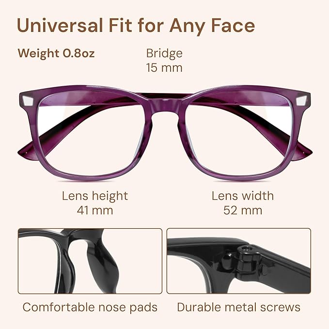 Gaoye Stylish Eyewear Frame Accessories - Blue Light Glasses for Woman - Computer Glasses for Blue Light Blocking