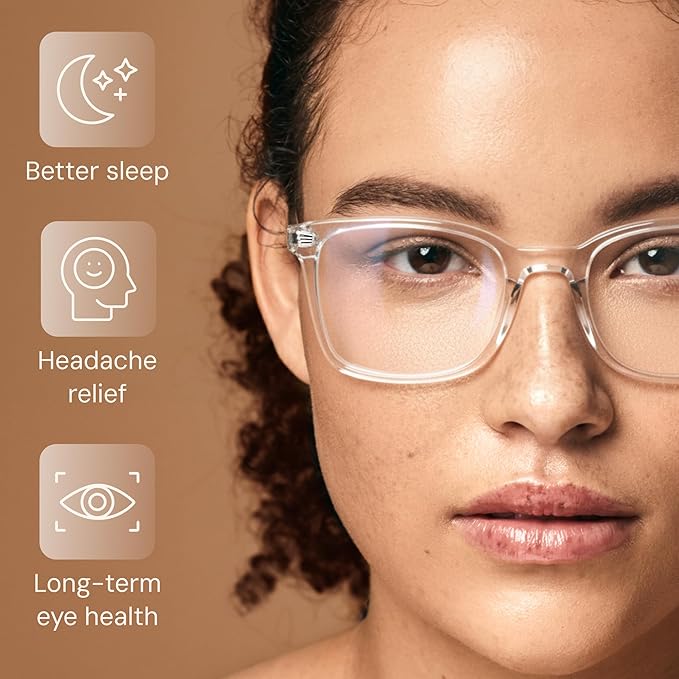 Gaoye Stylish Eyewear Frame Accessories - Blue Light Glasses for Woman - Computer Glasses for Blue Light Blocking