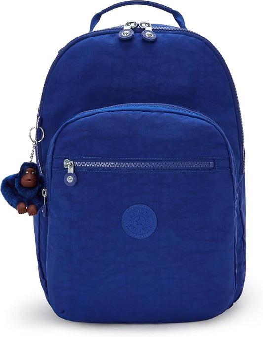 Kipling Women's Seoul 15" Laptop Backpack, Durable, Roomy with Padded Shoulder Straps, Built-In Protective Sleeve