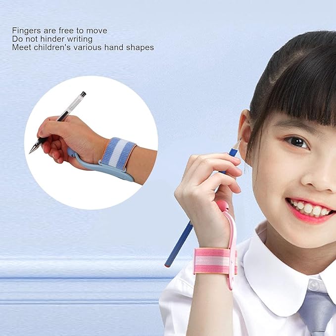 Pencil Grip for Kids Handwriting - Adjustable Handwriting Tools for Kids Pen Holding Trainer Writing Posture Training Gripper Aid Tool (Medium-Palm Ball)