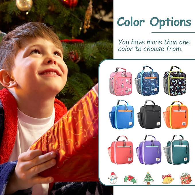 CaCTOUR Lunch Box Kids,Premium Insulated Lunch Bag for Girls Boys,Soft Bag Mini Cooler Back to School Thermal Reusable Lunch Bag for Work School Picnic (Dino)
