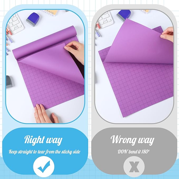 Qeeenar 8 Pads Big Sticky Notes 11 x 11 Inch Lined Jumbo Large Sticky Notes for Wall,Giant Strong Power Memo Square Post for Office, 25 Sheets/Pad(Vivid Color)