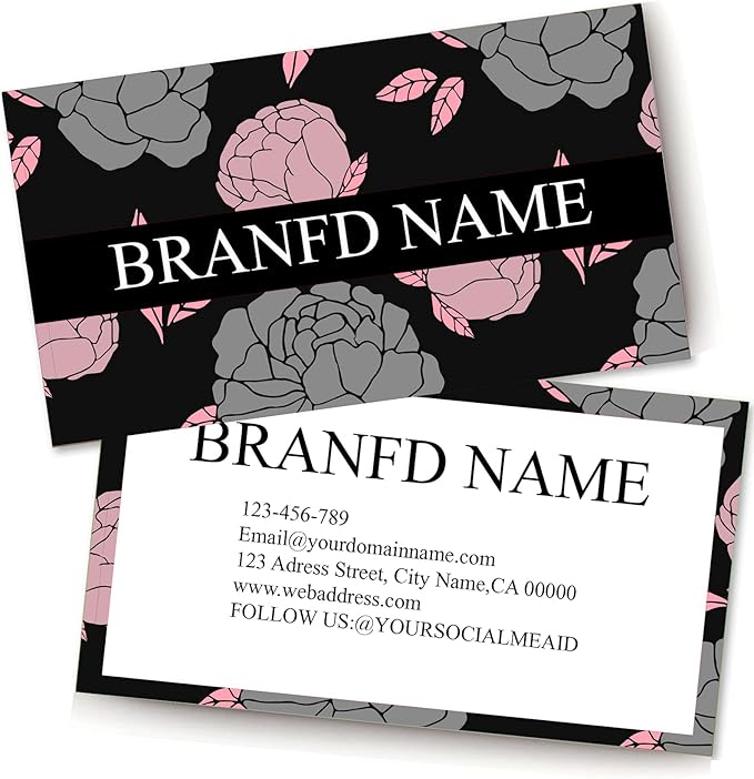 Custom Premium Business Cards 200 Full color Business Cards can Add You need to Customize, Personalized Name Card No Additional Charge Size 3.5" X 2"