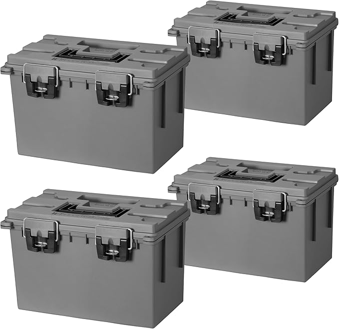 Sheffield 12766 XL Storage Bins With Lids, Mothers Day Gifts, Stackable Storage Bins, Mothers Day Gifts for Mom, Lockable Containers with Lids, Plastic Containers for Home, Classroom, and Dorm