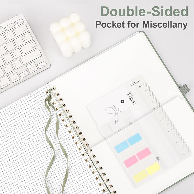 AHGXG Graph Paper Notebook, 110 Pages, A4 (8.5" x 11")