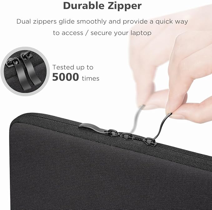 NIDOO 12" 13" Laptop Sleeve Case for 12.9" iPad Pro M1 M2 / 13" 13.6" MacBook Air/Surface Pro 7 8 9 X / 11.5" Lenovo Tab P11 Pro Tablet/ThinkPad Z13 / Acer Chromebook 511 / Galaxy Chromebook 2