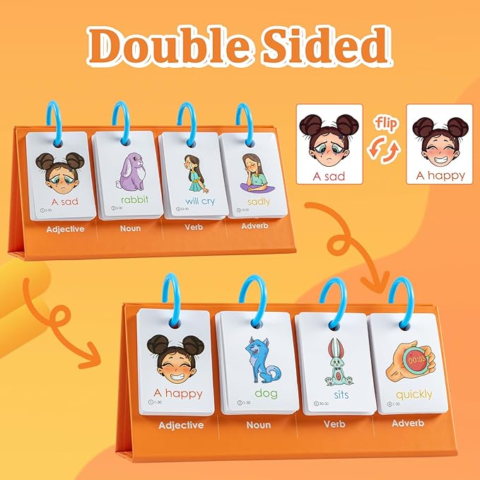 Alened Sentence Building for Kids, Speech Therapy Toys for Toddlers 3-4, Learn to Read Phonics Games, Special Education Homeschool Classroom Supplies