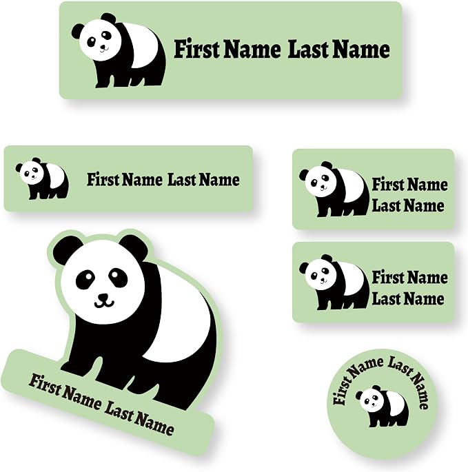Personalized Daycare Name Labels for Kids (71 Labels) - Custom Durable Waterproof Name Stickers for Clothing Tags, Water Bottles, Lunch Boxes, and School Supplies - Dishwasher, Washer