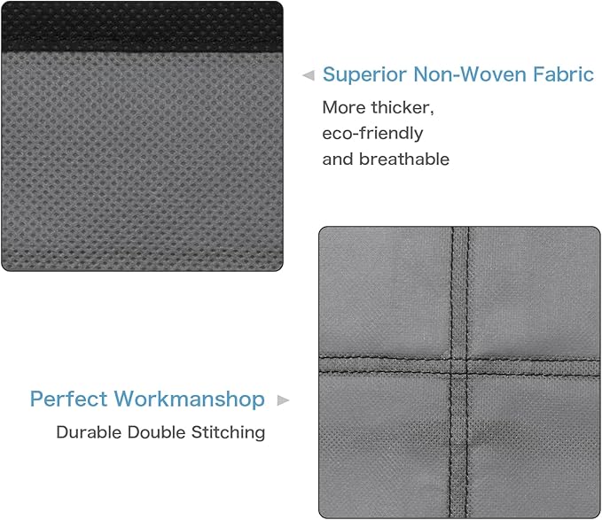 SAVERHO 42 Pocket Classroom Pocket Chart for Cell Phones and Calculator,Clear Cellphone Pocket Chart for Classroom with Number Sticker and hooks (Grey-42 Pockets)