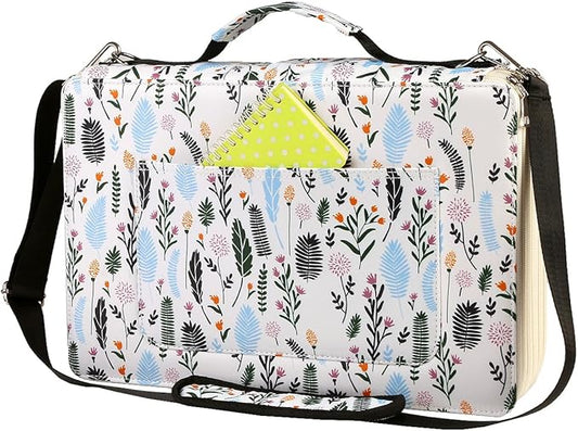 Portable Colored 384 Slots Pencil case Organizer with Printing Pattern for Watercolor Pens or Markers, Pencil Case Organizer for Artist
