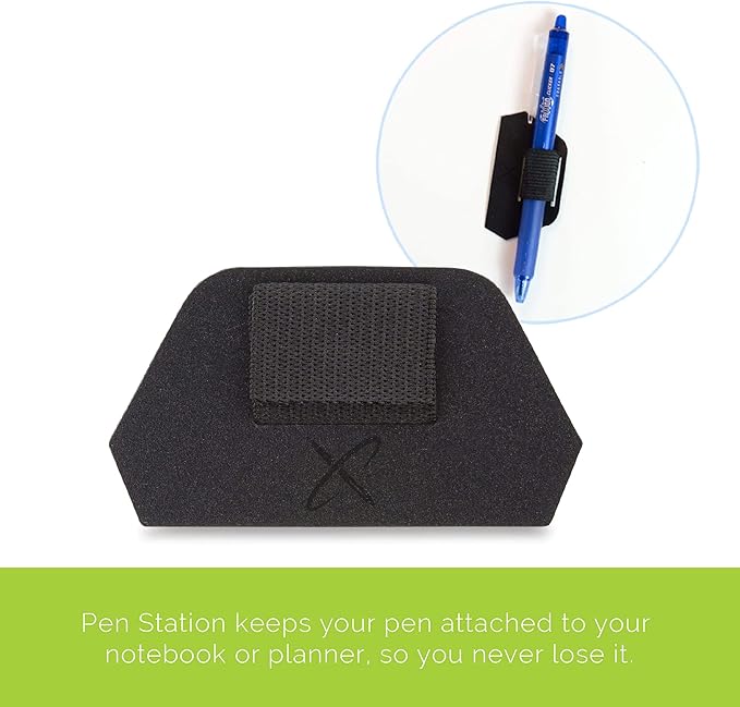 Rocketbook Core Reusable Smart Notebook | Innovative, Eco-Friendly, Digitally Connected Notebook & Smart Notebook Accessory Kit - 2 Black Capped FriXion Pens, 1 Spray Bottle
